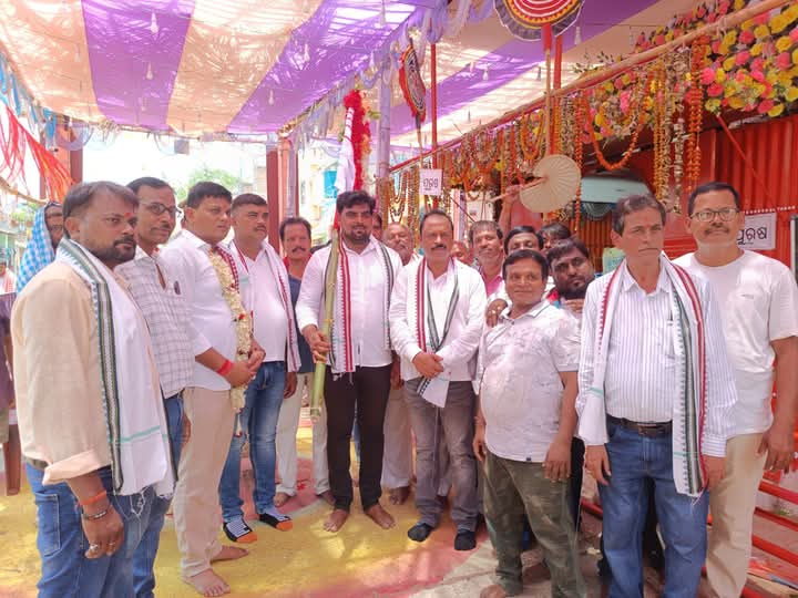 ବେଲଗୁଣ୍ଠା ମାଁ ବ୍ରାହ୍ମଣ ଦେବୀ ମହୋତ୍ସବର ବାଜିଲା ବିଗୁଲ୍: ବିଧାୟକଙ୍କ ଦ୍ୱାରା ଶୁଭ ଖୁଣ୍ଟି ସ୍ଥାପିତ ।